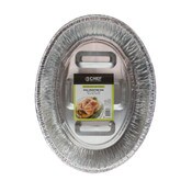 Wholesale - OVAL ROASTER PAN ALUMINUM 18.25x18.78x3.25" C/P 24, UPC: 810002207976